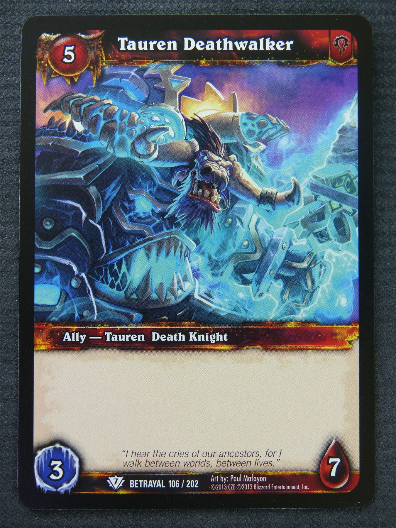 Tauren Deathwalker - Common - World Of Warcraft #1HC