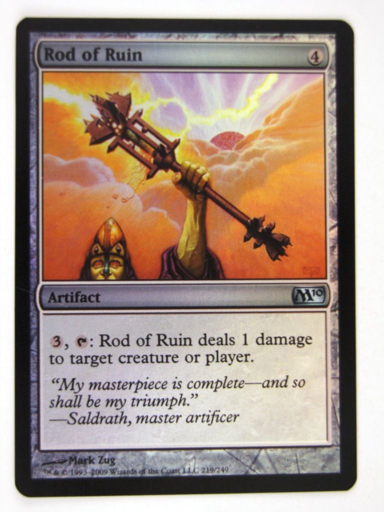 Mtg FOIL - ROD OF RUIN - played