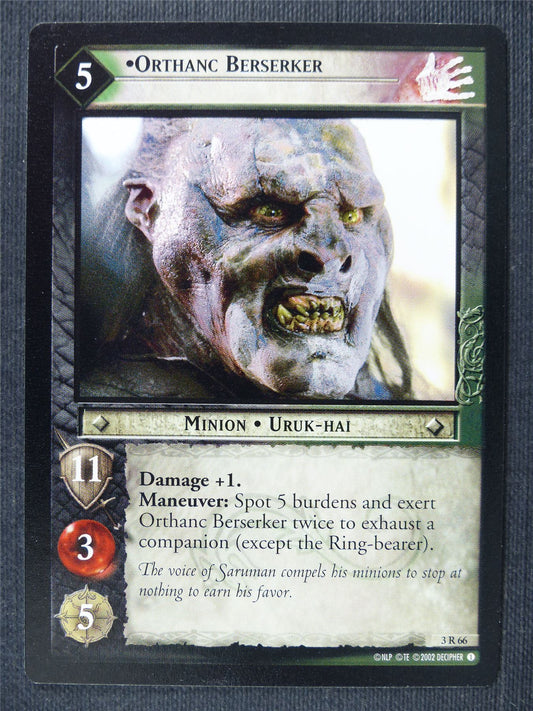 Orthanc Berserker 3 R 66 - LotrR Cards #3BS