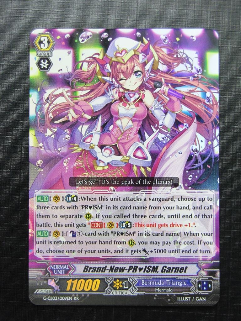 Vanguard Cards: BRAND-NEW-PRISM, GARNET G-CB03 RR # 16A5