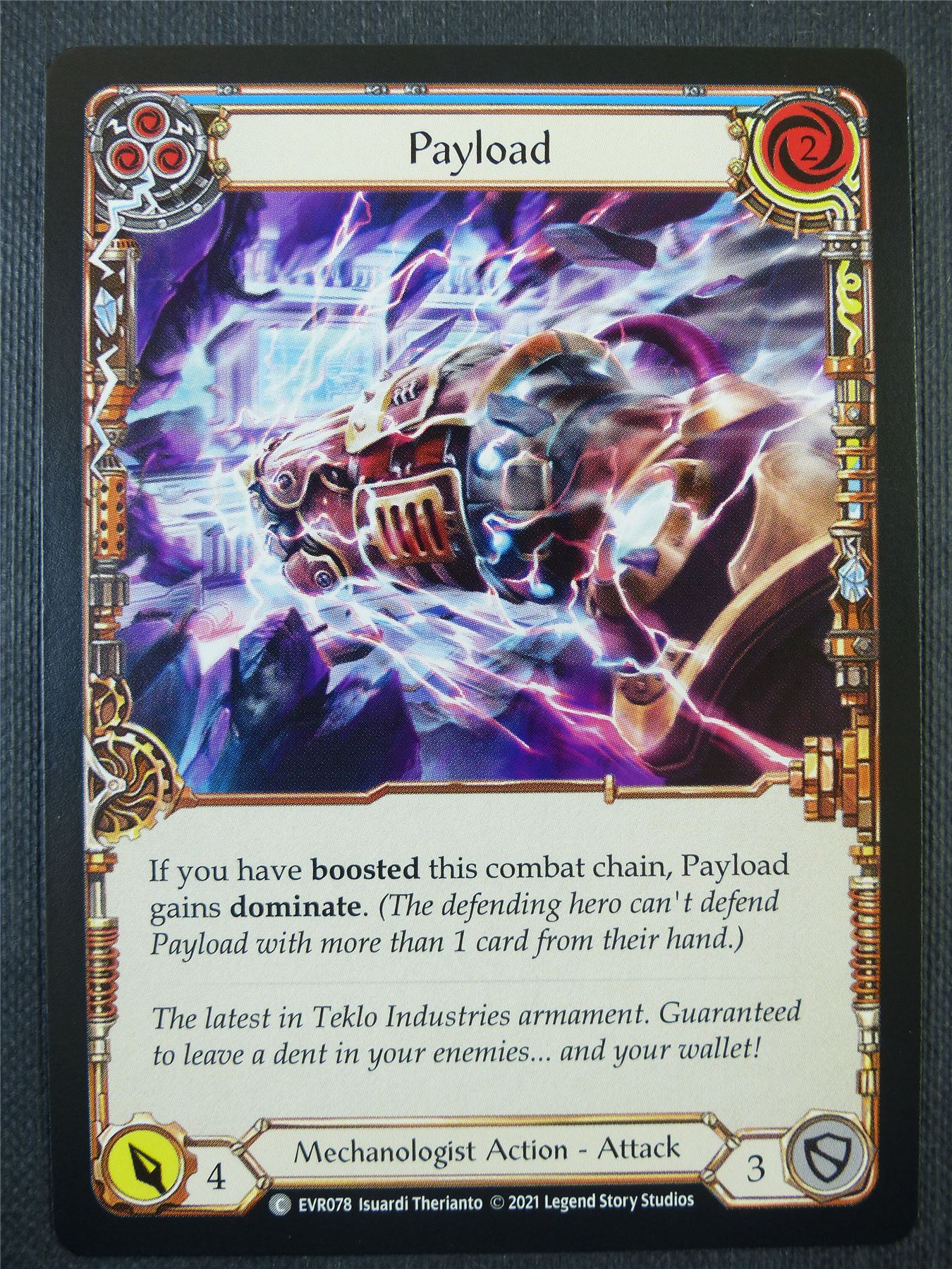 Payload Blue - 1st ed Everfest - Flesh & Blood Card #6EF