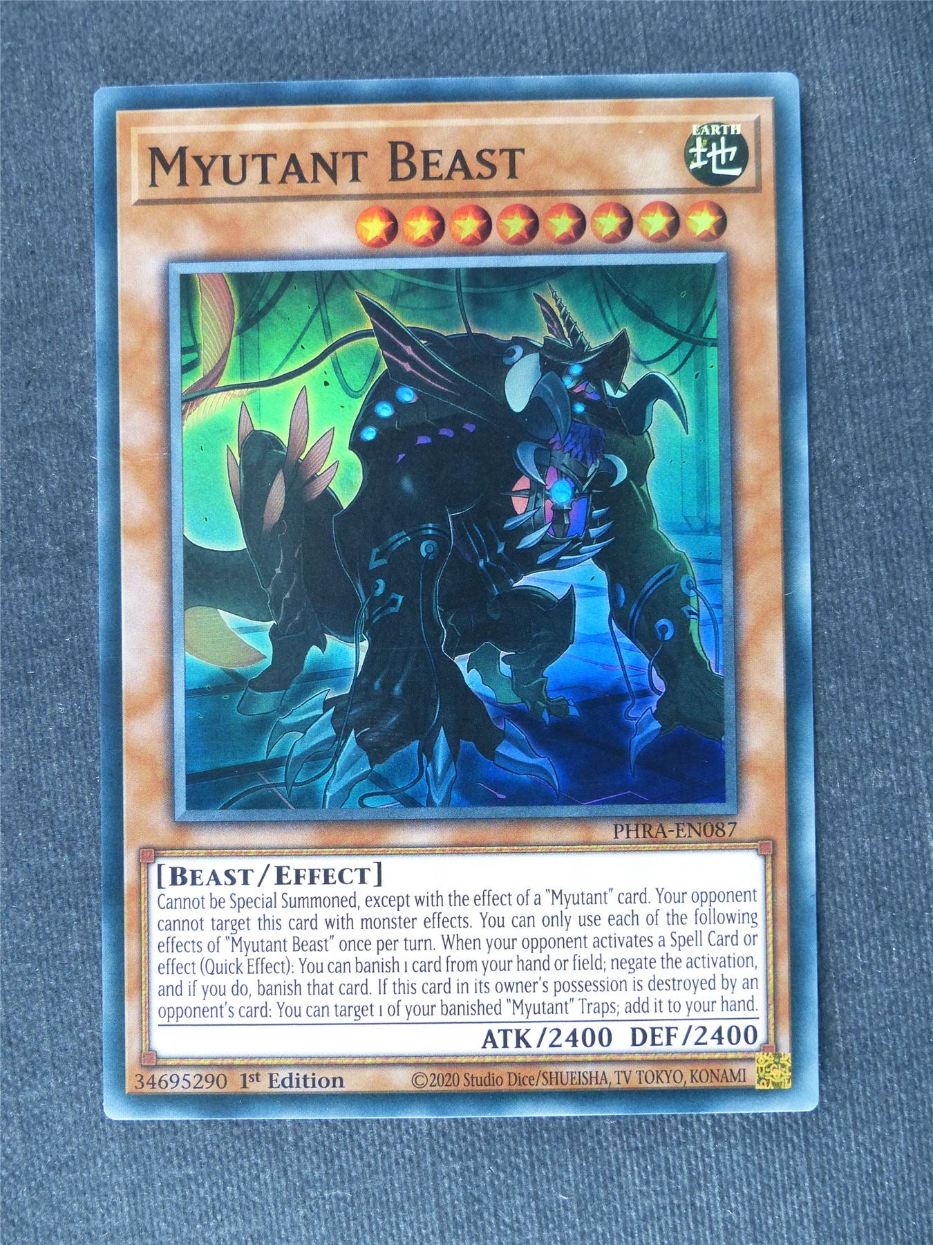 Myutant Beast PHRA Super Rare - 1st ed - Yugioh Cards #W1