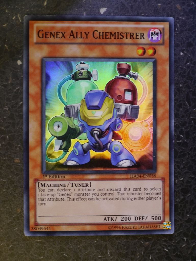 Yugioh Cards: GENEX ALLY CHEMISTRER HA04 SUPER RARE # 3B16