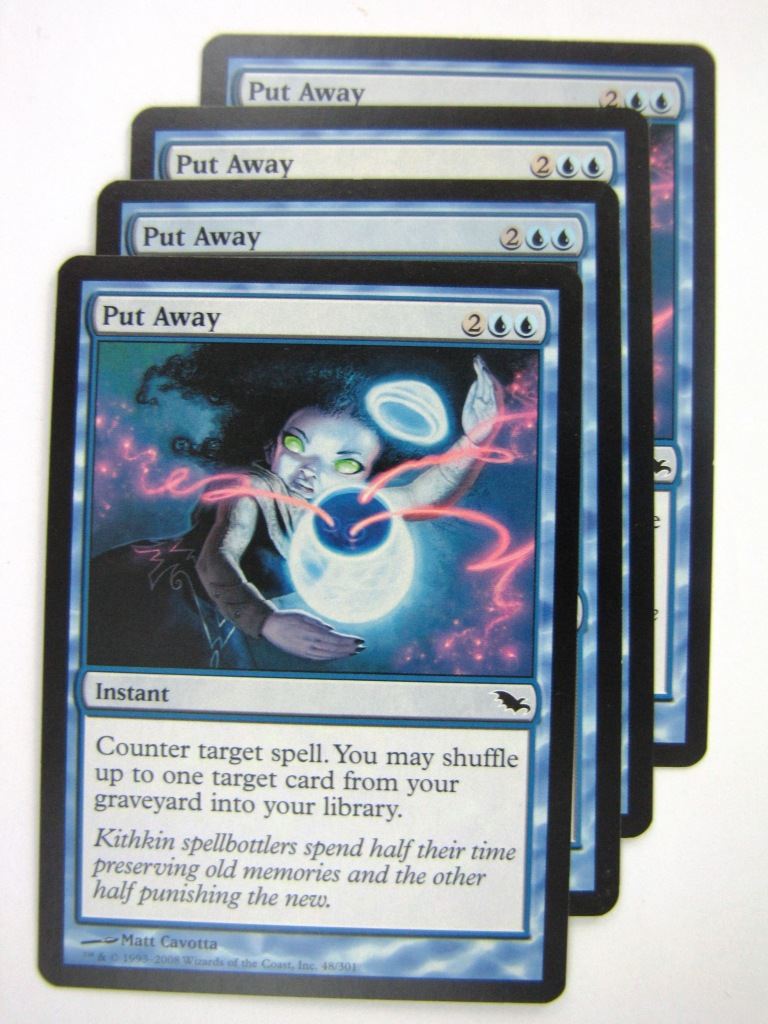 MTG Magic Cards: PUT AWAY x4 # 8F59
