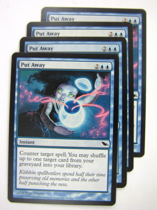 MTG Magic Cards: PUT AWAY x4 # 8F59