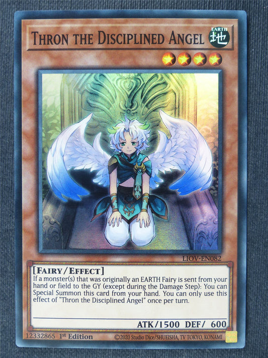 Thron the Disciplined Angel LIOV Super Rare - 1st ed Yugioh Cards #38B