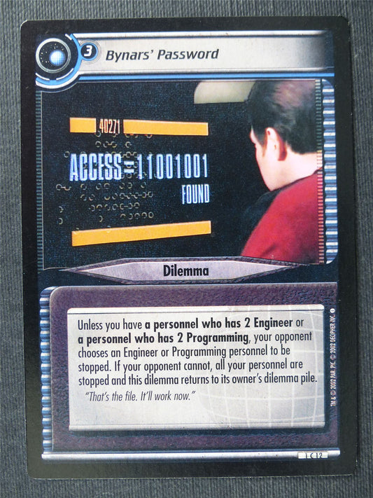 Bynars' Password - Star Trek Cards #UR
