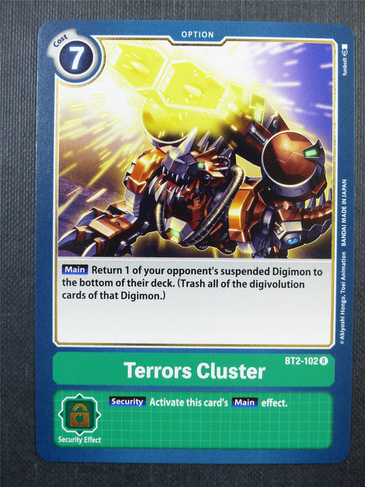 Terrors Cluster BT2 R - Digimon Card #458