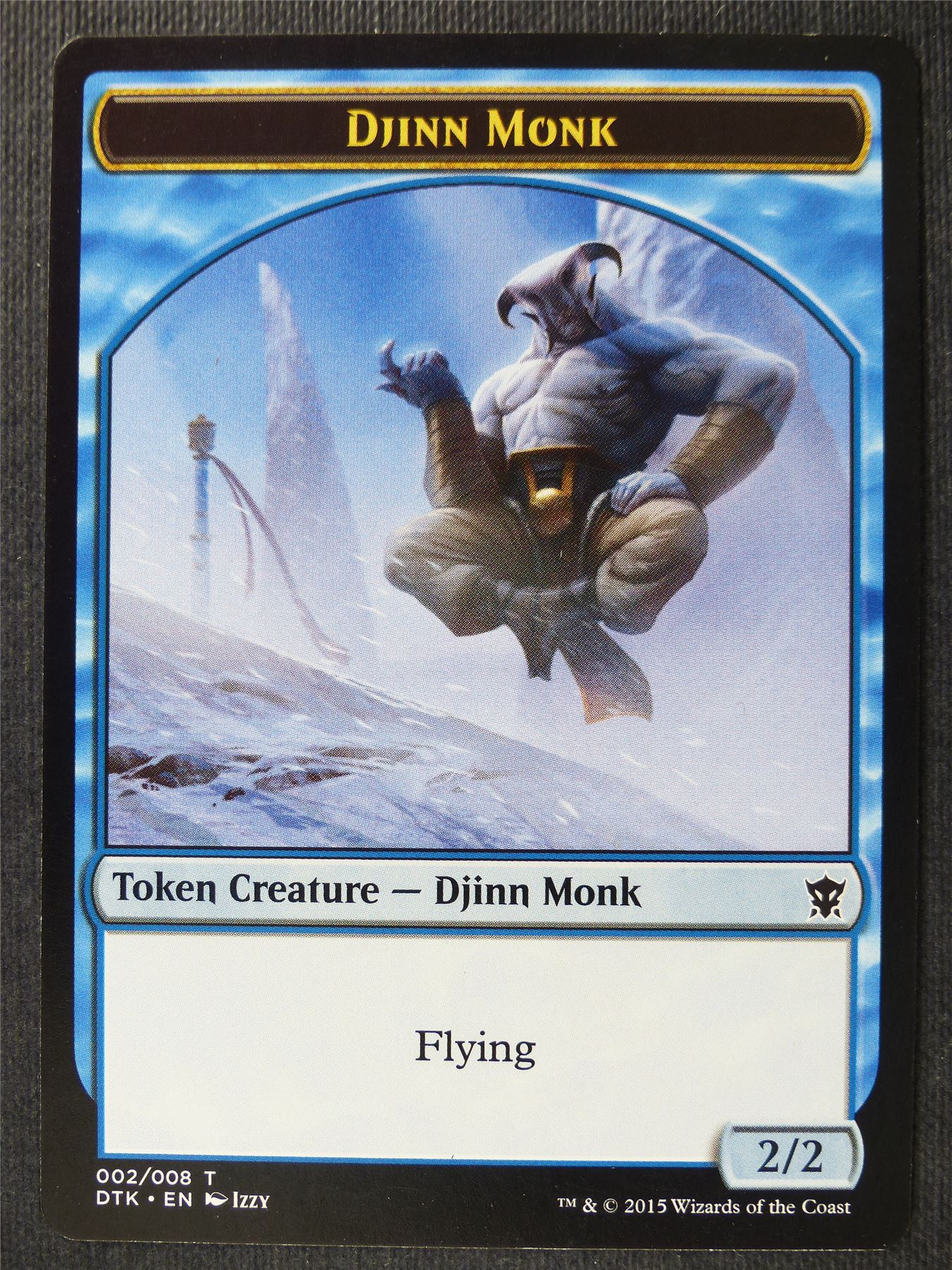 Djinn Monk Token - Mtg Card #1VS