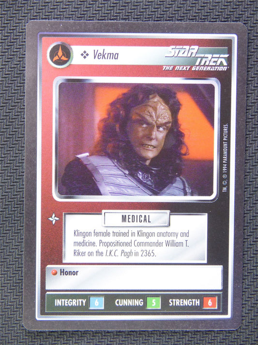 Vekma Black Border - Star Trek CCG Next Gen #503