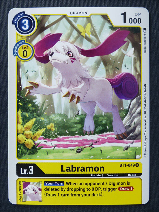 Labramon BT1-049 U - Digimon Cards #R5