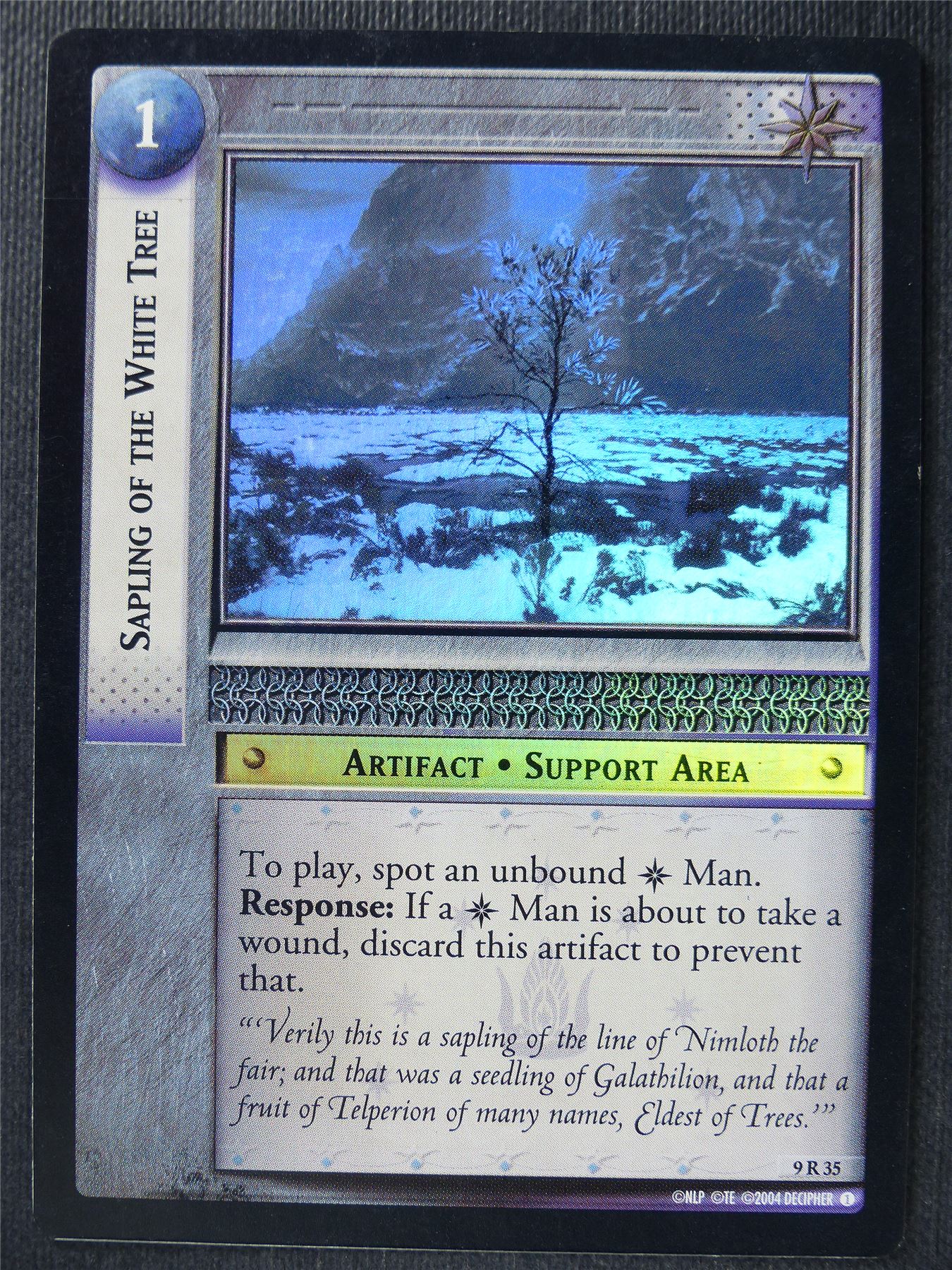 Sapling of the White Tree 9 R 35 Foil - LotR Card #3JX