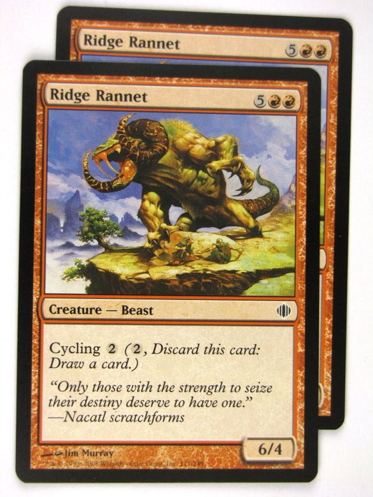 MTG Magic: The Gathering Cards: RIDGE RANNET x2: ALA