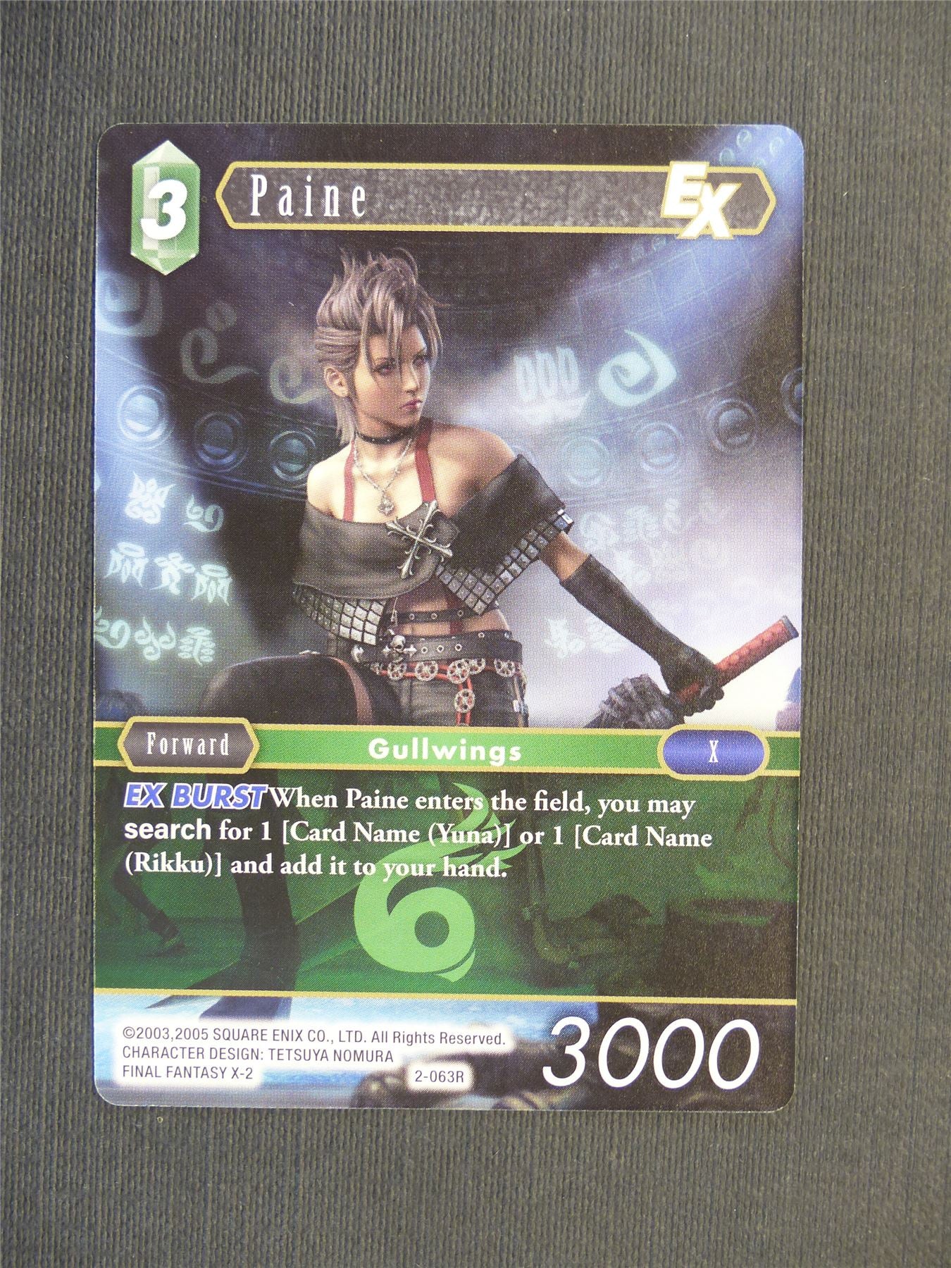 Paine 2-063R - Final Fantasy Cards #5TV