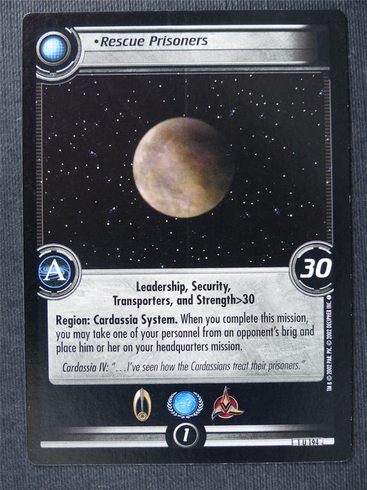 Rescue Prisoners - Star Trek Cards #WM