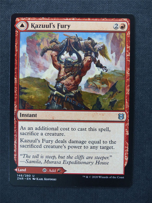 Kazuul's Fury - Mtg Magic Cards #9E