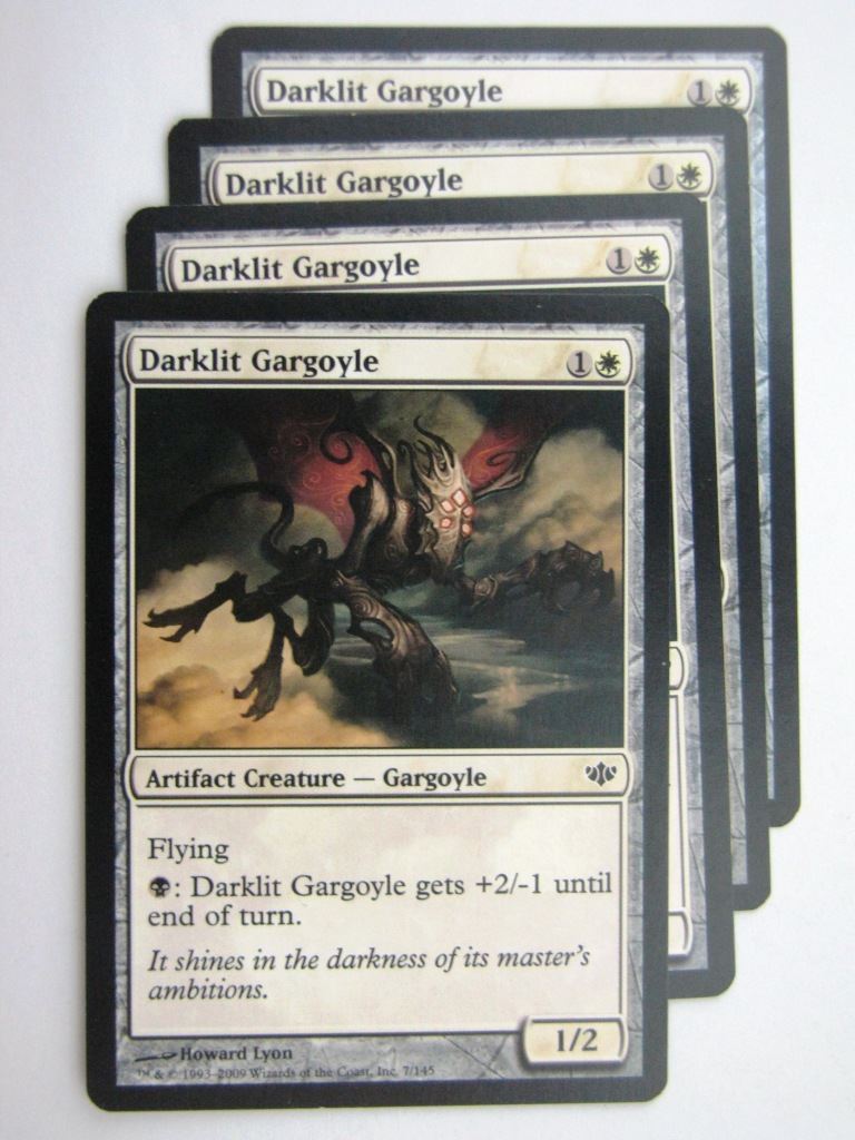 MTG Magic Cards: DARKLIT GARGOYLE x4 # 27D17
