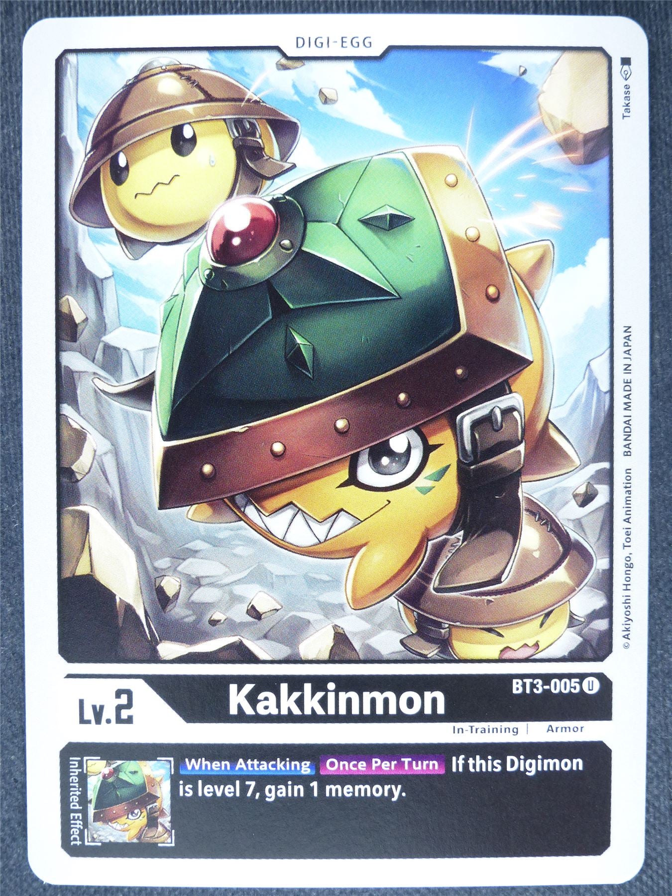 Kakkinmon BT3-005 U - Digimon Cards #Q9