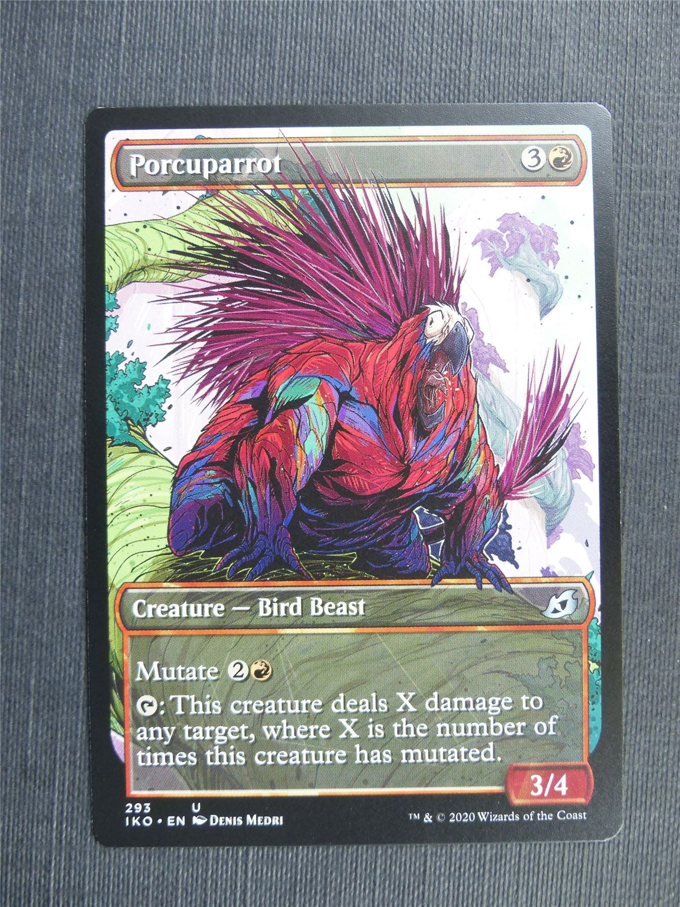 Porcuparrot Showcase - IKO - Mtg Card