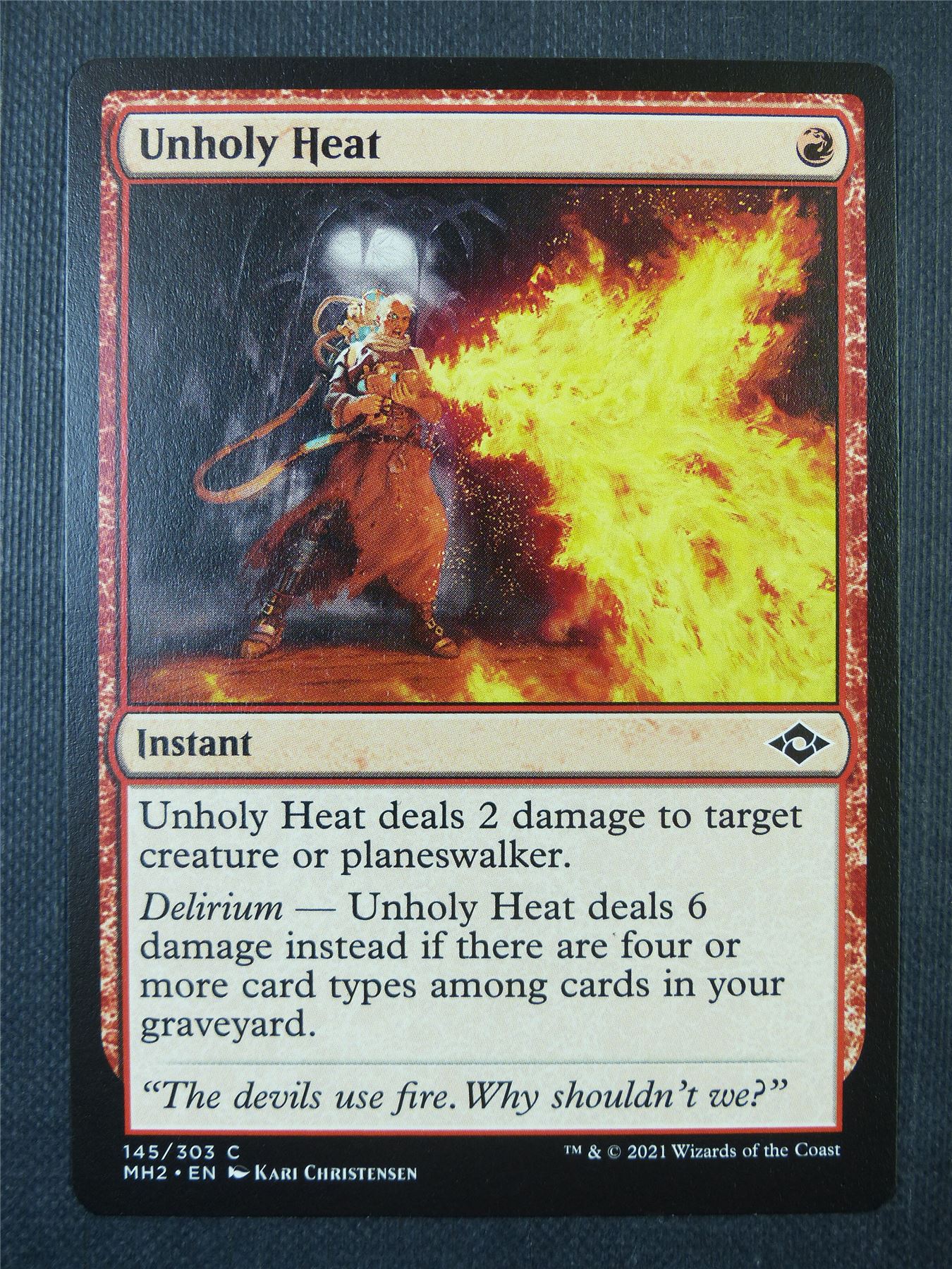 Unholy Heat - Mtg Card #8R6
