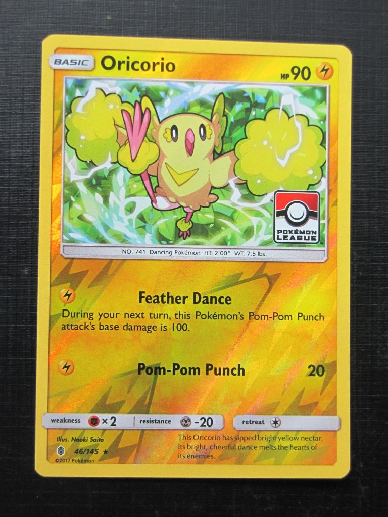 ORICORIO 46/145 League - HOLO Promo - Pokemon Card # 3F94