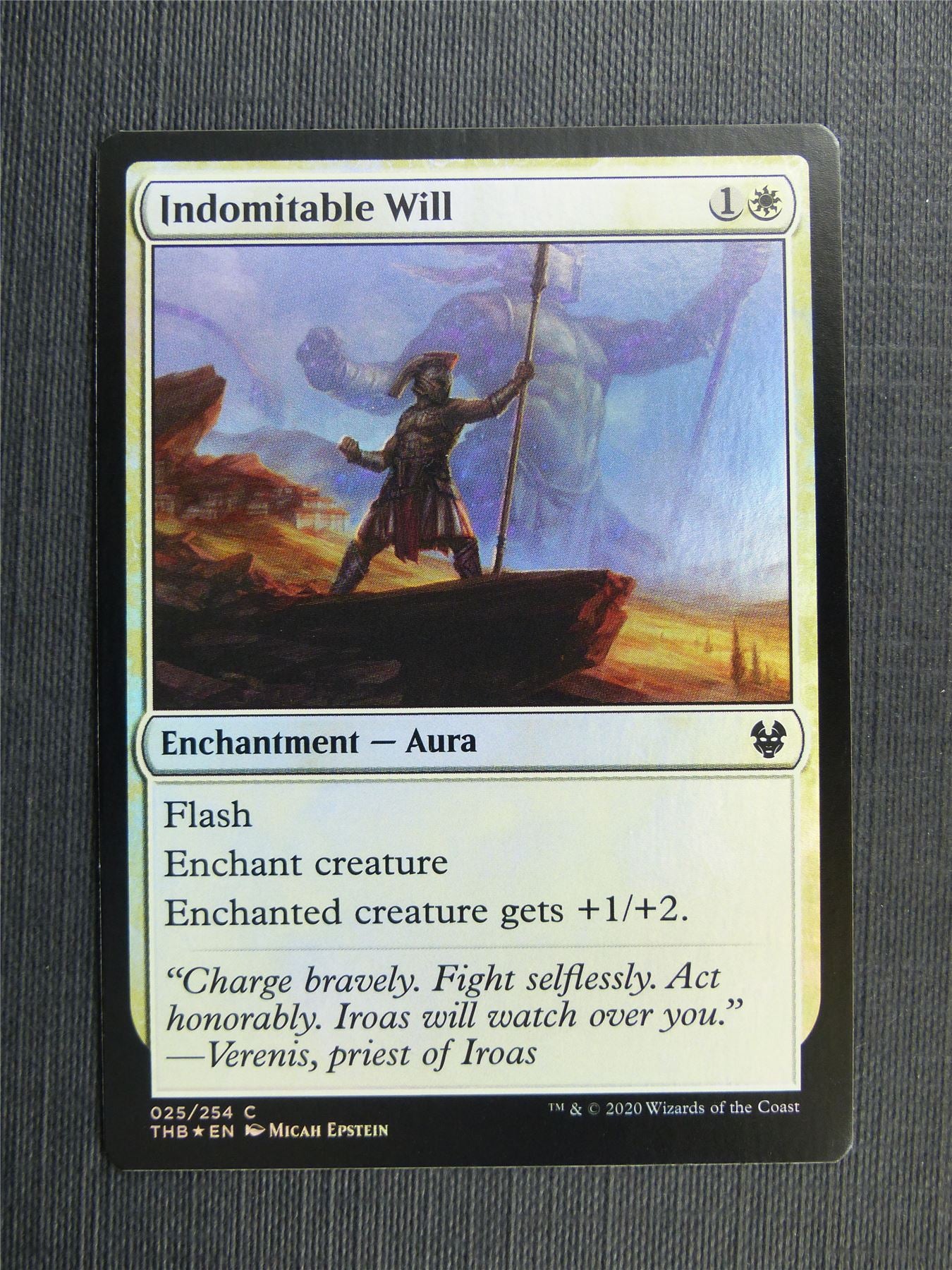 Indomitable Will Foil - Theros Collector Ed - Mtg Magic Cards #3O5