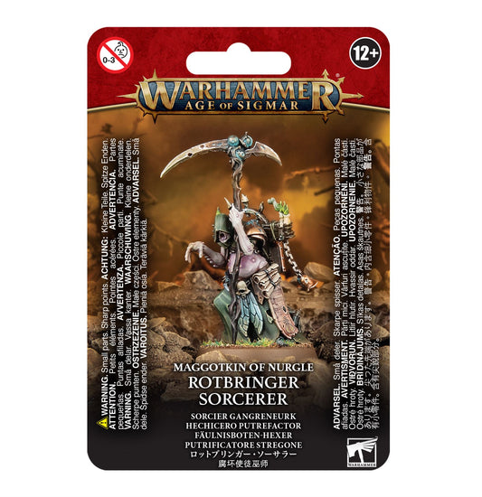 Rotbringer Sorcerer - Maggotkin Of Nurgle - Warhammer AoS #1ND