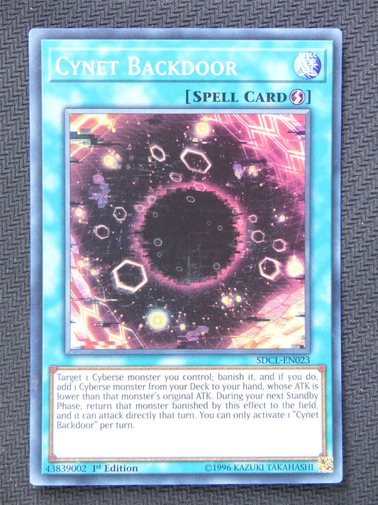 Cynet Backdoor SDCL - Super Rare - Yugioh Card #5ON