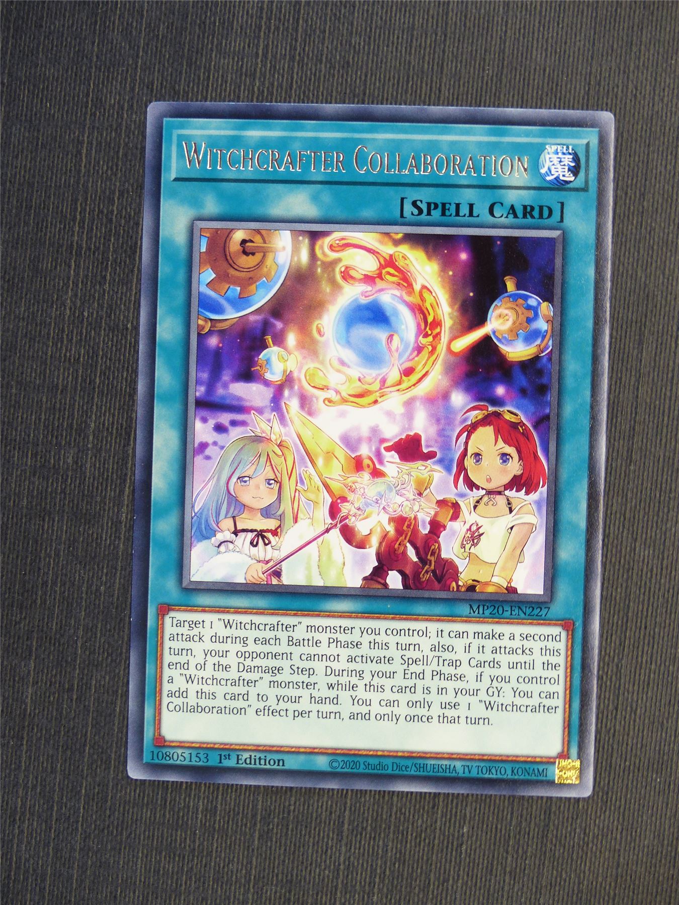 Witchcrafter Collaboration MP20 Rare - 1st ed - Yugioh Cards #5JJ