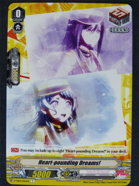 heart-Pounding Dreams! V-TB01e C - Vanguard Cards #FV