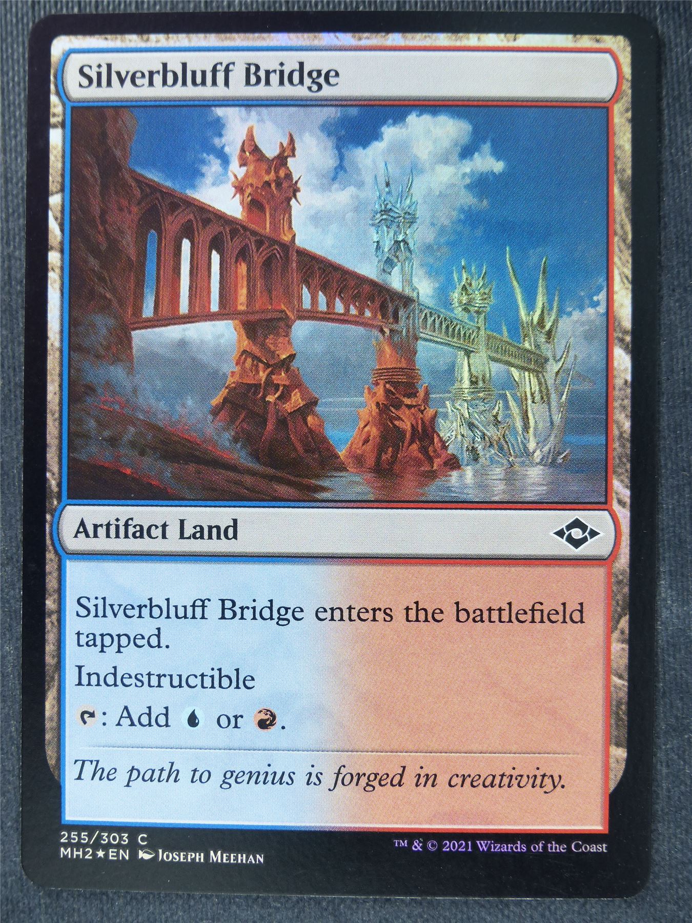 Silverbluff Bridge Foil - Mtg Magic Cards #1V9