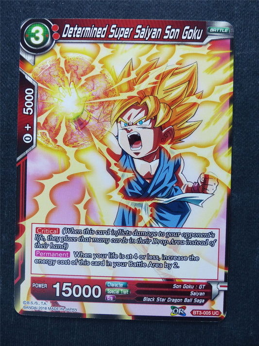 Determined Super Saiyan Son Goku - Dragon Ball Super Cards #65