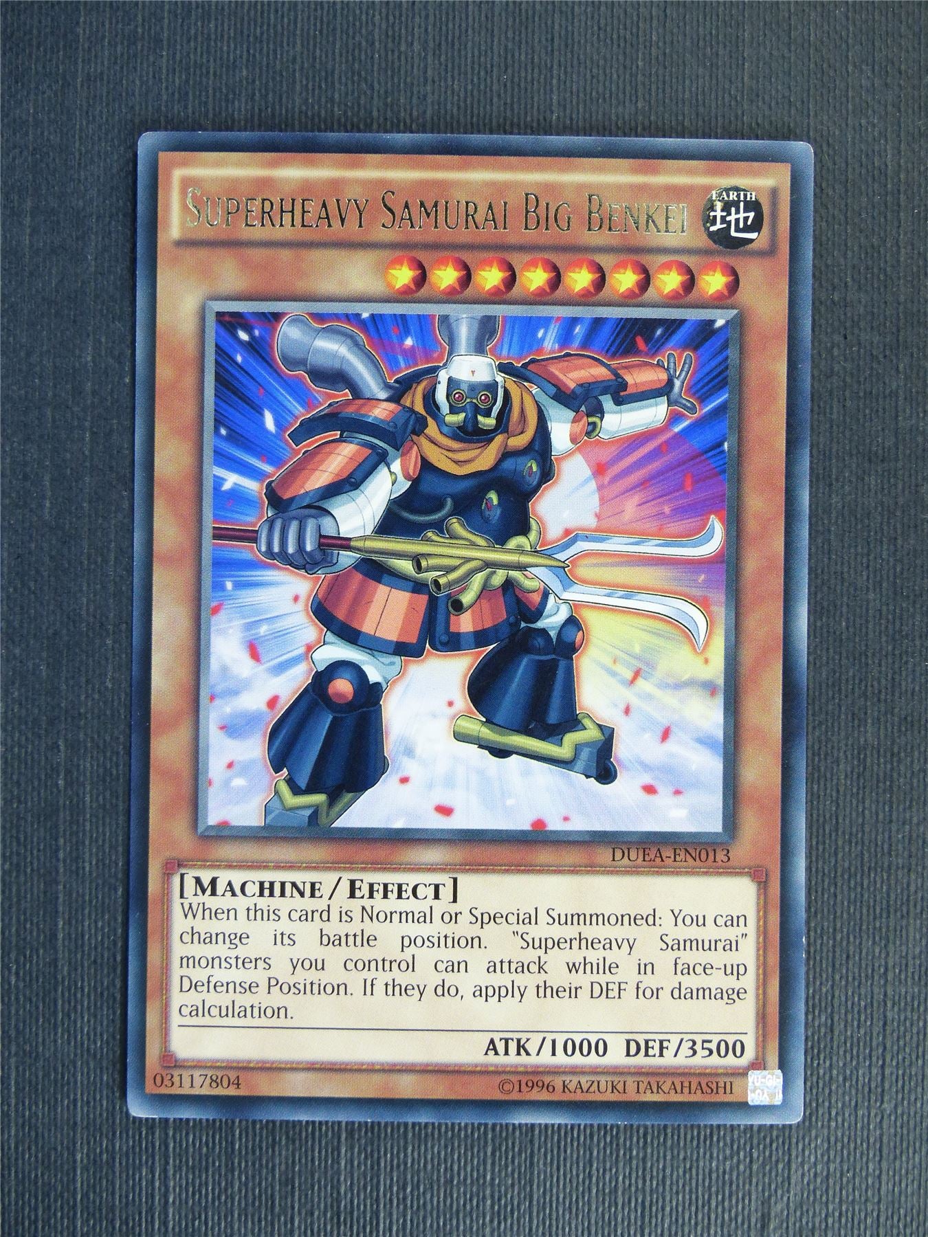 Superheavy Samurai Big Benkei DUEA Rare - Yugioh Cards #17J