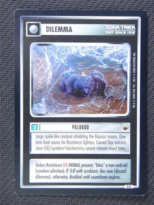 Dilemma Palukoo - Star Trek CCG Deep Space Nine #57G