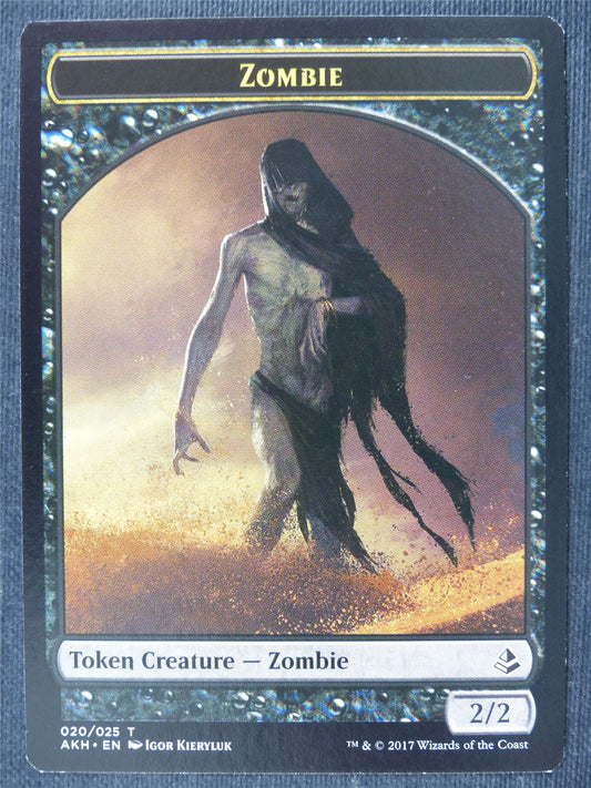 Zombie / Proven Combatant Token - Mtg Magic Cards #3AP