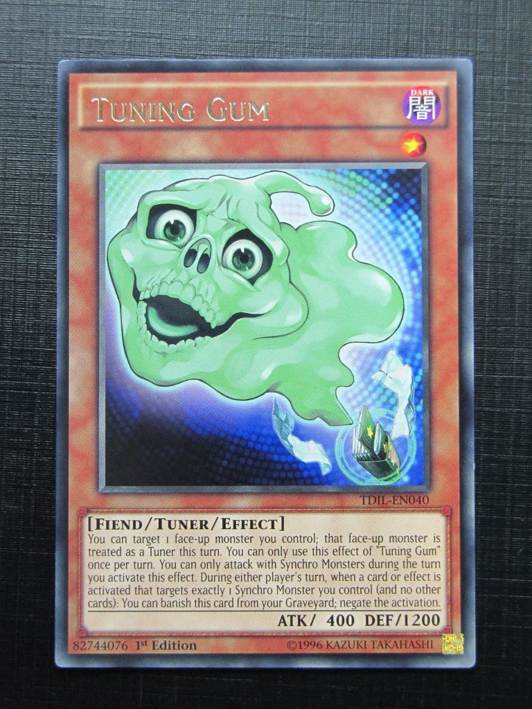 Yugioh Cards: TUNING GUM TDIL RARE # 16F58