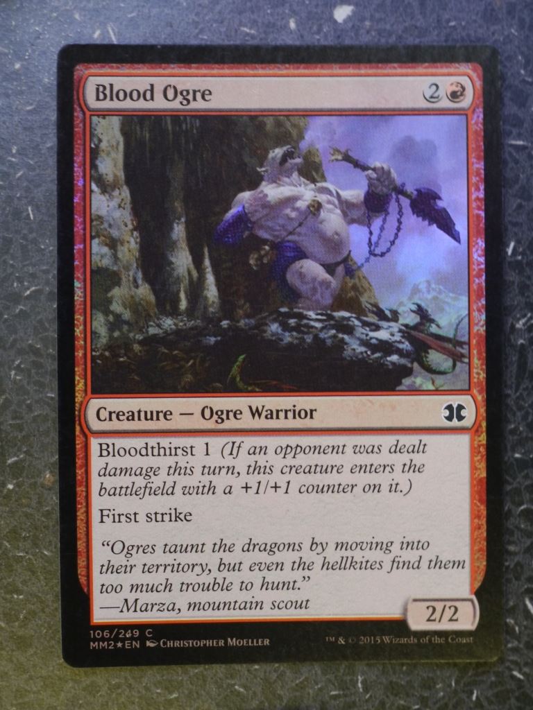MTG Cards: BLOOD OGRE FOIL # 5C25
