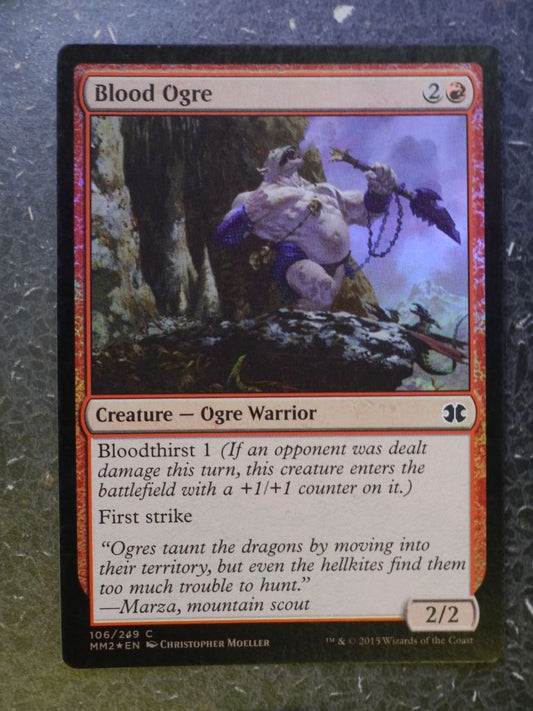 MTG Cards: BLOOD OGRE FOIL # 5C25