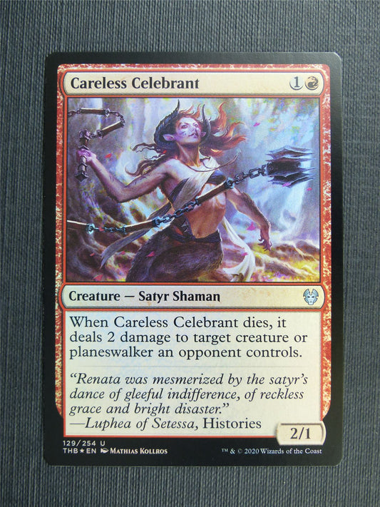 Careless Celebrant Foil - Theros Collector Ed - Mtg Magic Cards #3L6