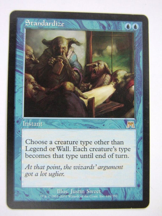 MTG Magic Played Cards: STANDARDIZE # 7C83