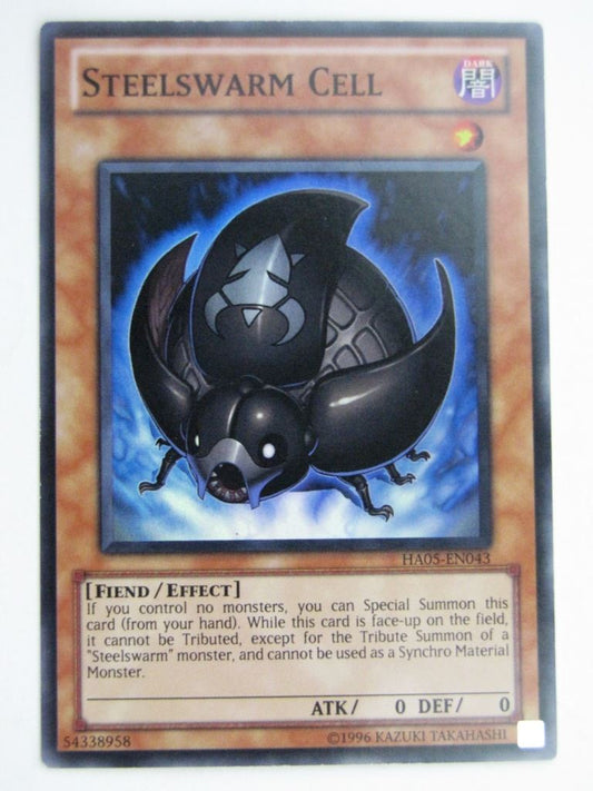 Yugioh Played Cards: STEELSWARM CELL HA05 SUPER RARE # 29G98