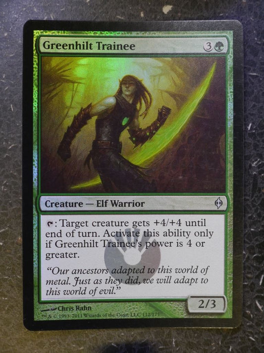 MTG Cards: GREENHILT TRAINEE FOIL # 5A100