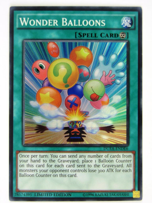 Yugioh Cards: WONDER BALLOONS DUEA SUPER RARE # 21G83