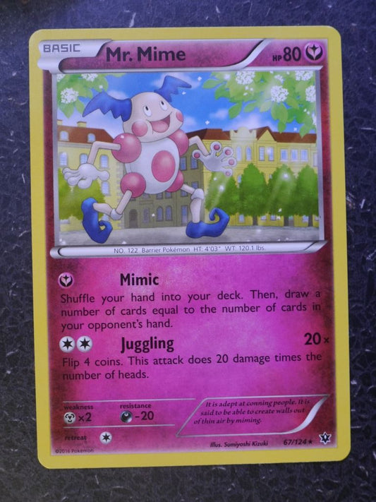 Pokemon Cards: MR. MIME 67/124 RARE # 7A89