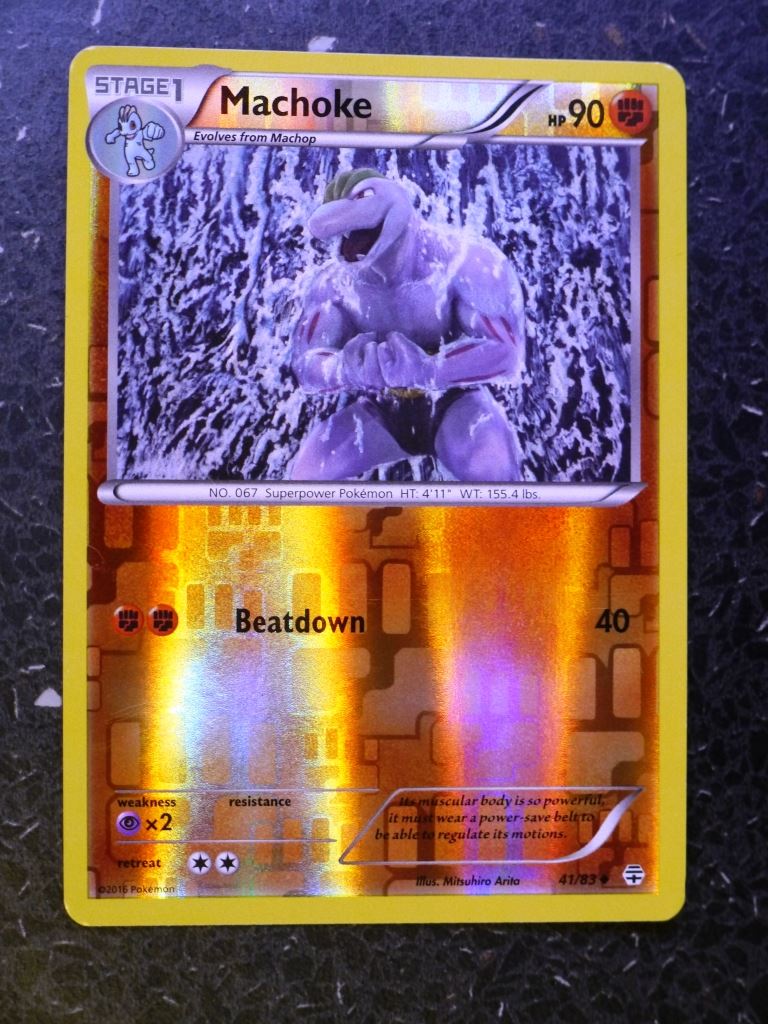 Pokemon Cards: MACHOKE 41/83 REVERSE HOLLOW # 4F99