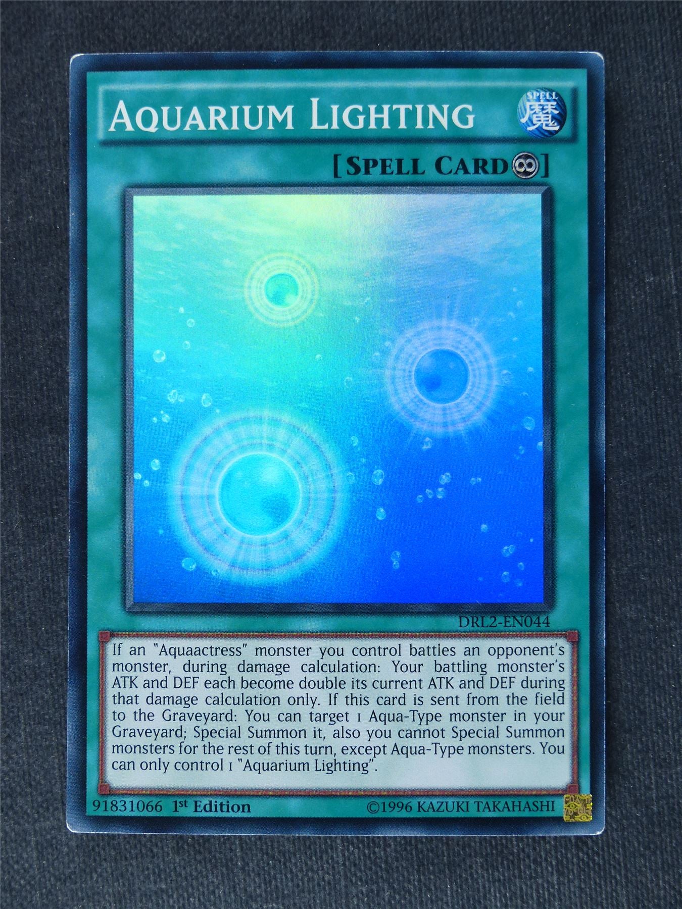 Aquarium Lightning DRL2 Super Rare - 1st ed - Yugioh Cards #QS