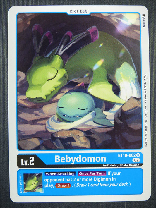 Bebydomon BT10-002 U - Xros Encounter - Digimon Card #97X