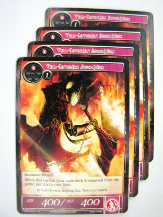 Force Of Will Cards: VELL-SAVARIAN APPARATION x4 # 13C61