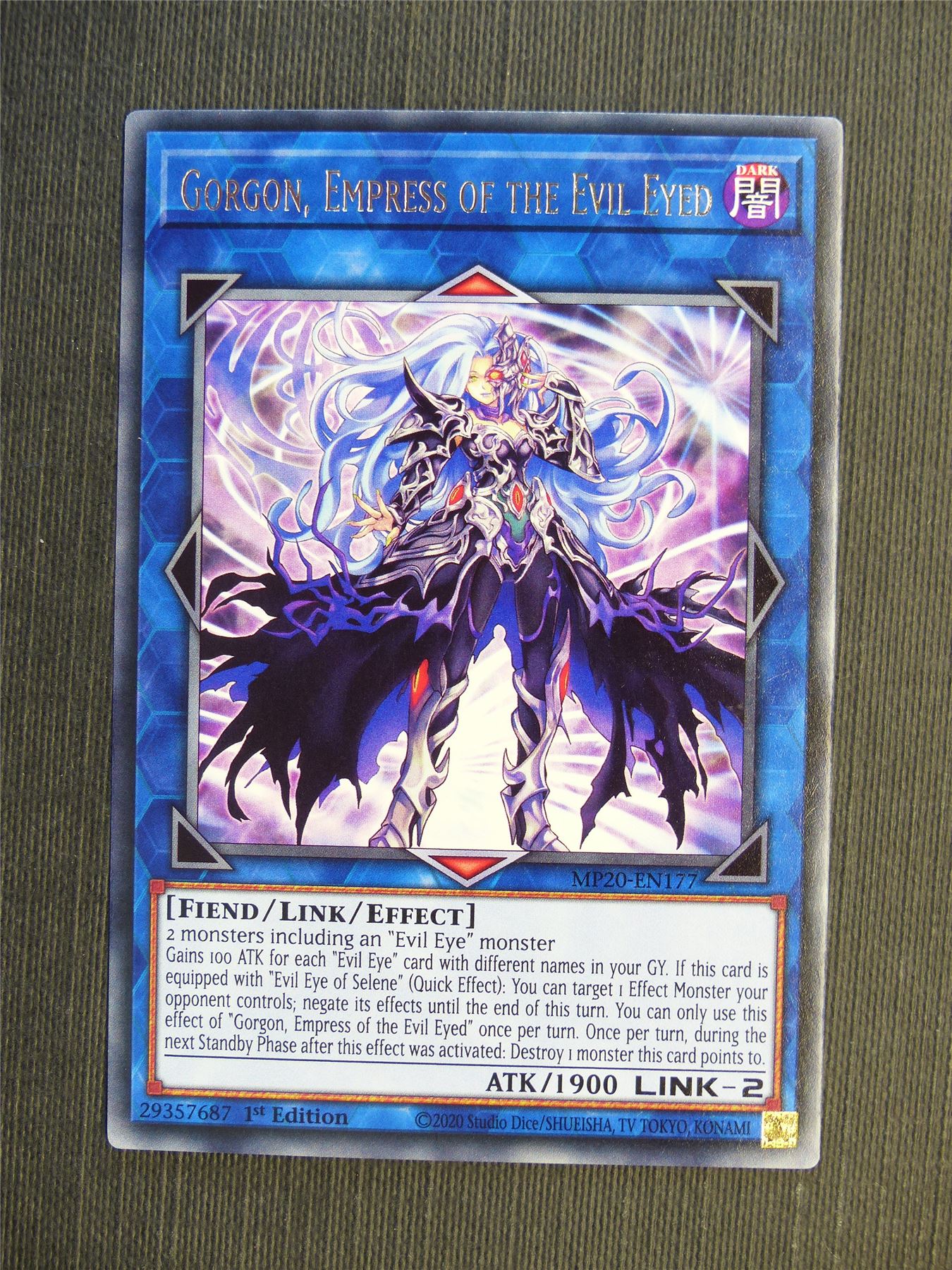 Gorgon Empress of the Evil Eyed MP20 Rare - 1st ed - Yugioh Cards #68V