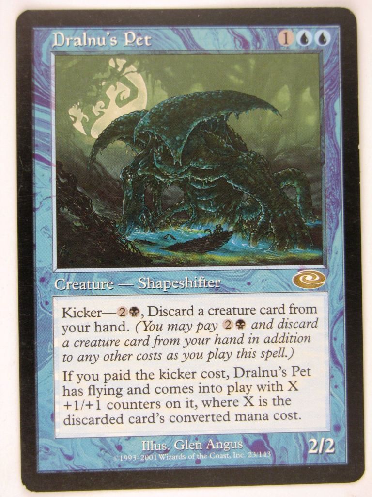 MTG Magic: The Gathering Cards: DRALNU'S PET - Played Rare